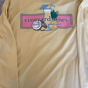 Vineyard Vines Light Yellow Pocket Tee xxl